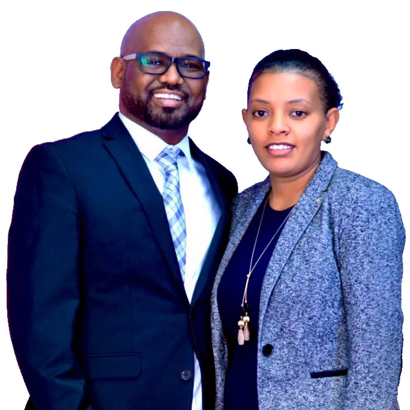 Founder Mulualem Hagos with a fellow Good Samaritan ministry leader